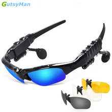 Load image into Gallery viewer, MS76 - Bluetooth Sunglasses with Stereo Wireless earphone with mic for iPhone Samsung xiaomi mi 4 5 - FREE SHIPPING