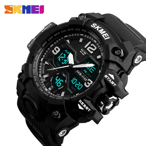 MW78-New 2021 Men Sports Watches SKMEI Men Quartz Analog LED Digital Clock Man Military Waterproof Watch - FREE SHIPPING