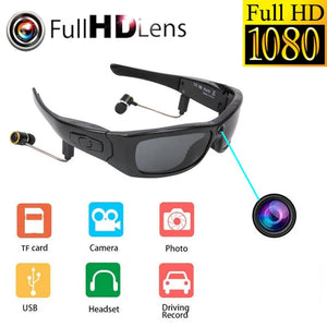 WS58 - Mini Sunglasses Camera with Bluetooth Headset Sports Video Recorder Polarized Lens Sun Glass 1080P Camcorder for Running Cycling - FREE SHIPPING