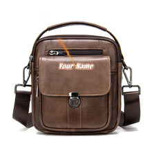 Load image into Gallery viewer, MB47 - MVA Genuine Designer Leather Men&#39;s Messenger, Shoulder, Crossbody Bags - FREE SHIPPING
