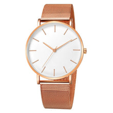Load image into Gallery viewer, WW61 - 2021 Women&#39;s Luxury Rose Gold Watches with Ultra-thin Mesh Belt Wrist Watches - FREE SHIPPING
