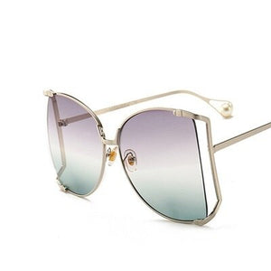 WS47 - 2021 New Irregular Women Vintage Brand Luxury Sunglasses Oversize Fashion Female Shades UV400 - FREE SHIPPING