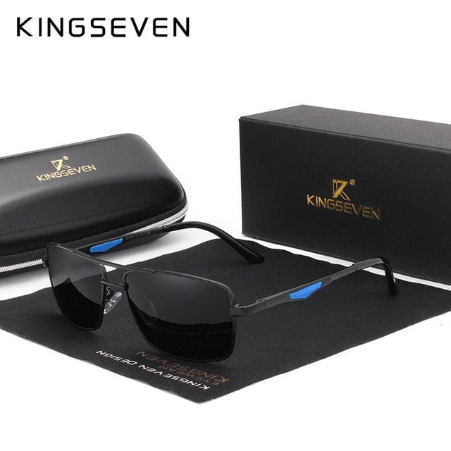 MS73 -KINGSEVEN Classic Square Polarized Sunglasses - FREE SHIPPING