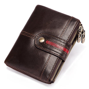 MB41 - Men's Wallet and Coin Purse with Card Holder Genuine Leather - FREE SHIPPING