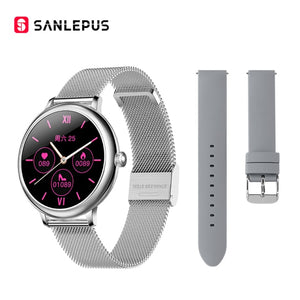 WW58 - 2021 SANLEPUS Stylish Women's Smart Watch Luxury Waterproof Wristwatch Stainless Steel Casual Girls Smartwatch For Android iOS - FREE SHIPPING