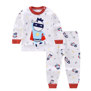 CP06 - Children's Long Sleeve Cotton Breathable Pajamas Suit - FREE SHIPPING