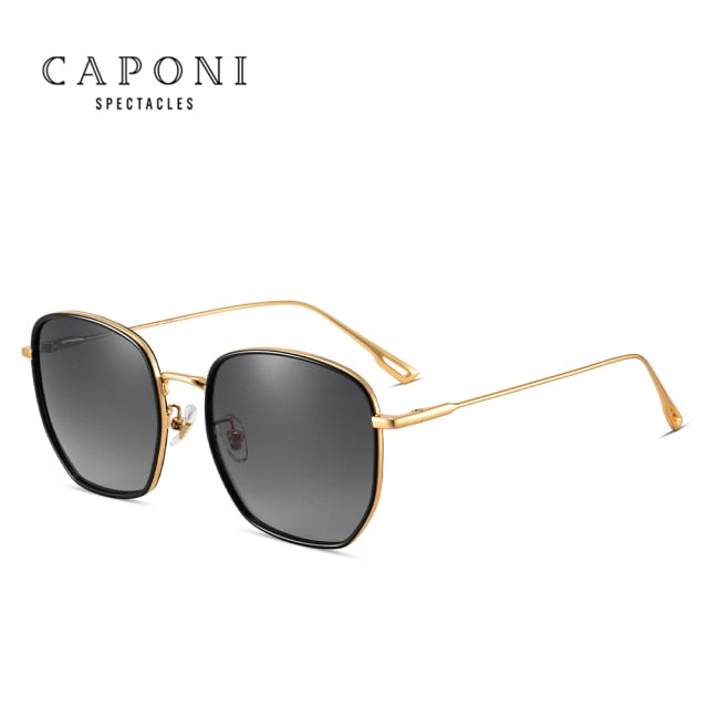 WS48 - CAPONI 2021 Women's Fashion Polarized Female Trends Retro Sunglasses UV Protect Shades - FREE SHIPPING