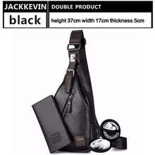 Load image into Gallery viewer, MB49 - JackKevin Men&#39;s Fashion Crossbody Theft proof Bag - FREE SHIPPING