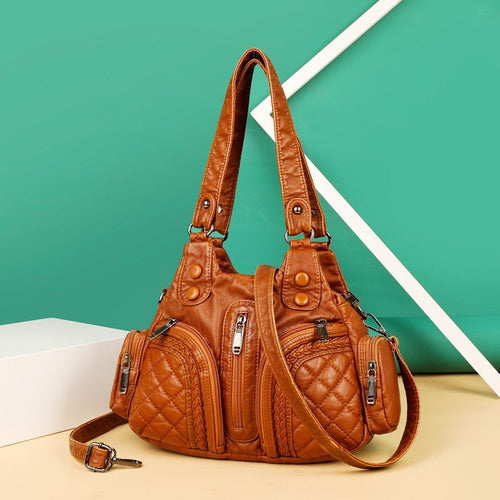 WB93 - 2021 Vintage Women's Designers Shoulder Handbags Female Top-handle Bags - FREE SHIPPING