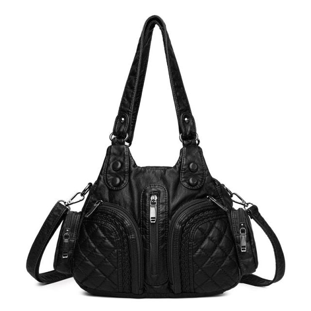 WB93 - 2021 Vintage Women's Designers Shoulder Handbags Female Top-handle Bags - FREE SHIPPING