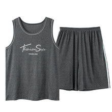 Load image into Gallery viewer, MP08 - New Style Men&#39;s Pajamas Set - Sleeveless Tops + Shorts/set - FREE SHIPPING