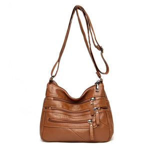 WB90 - 2021 Women Shoulder Bag Leather Luxury Designer Shoulder Crossbody Handbags for Ladies - FREE SHIPPING