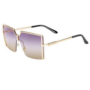 WS52 - Brand Designer 2021 New Luxury Retro Frame less Gradient Women's Sunglasses UV400 - FREE SHIPPING