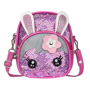 CB24 - New Sequins Rabbit Ear Children's Backpacks - FREE SHIPPING