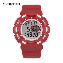 Load image into Gallery viewer, CW29 - Colorful Light Waterproof Digital Multi-function Children&#39;s Watches - FREE SHIPPING