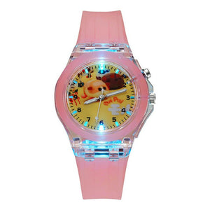 CW20 - Children's Colorful LED Watch with Luminous Silicone Strap - FREE SHIPPING