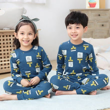 Load image into Gallery viewer, CP01 - Children&#39;s Long Sleeve Cotton Pajamas Sets and Sleepwear For Kids 4 6 8 10 12 Years - FREE SHIPPING