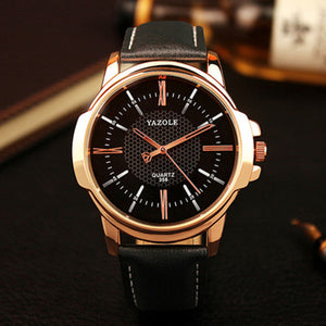 MW31 - YAZOLE Luxury Men Leather Watches - FREE SHIPPING