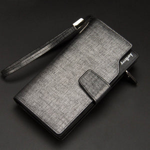 MB12 - BAELLERRY Card holder Leather Wallet - FREE SHIPPING