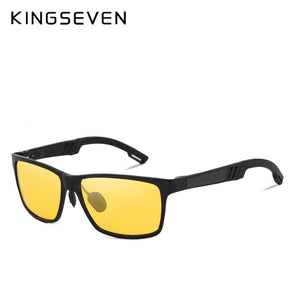 MS44 - KINGSEVEN Aluminum Polarized Night Vision Sunglasses  - FREE SHIPPING