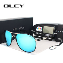 Load image into Gallery viewer, MS49 - OLEY Luxury Polarised Pilot Sunglasses - FREE SHIPPING