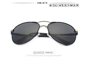 MS49 - OLEY Luxury Polarised Pilot Sunglasses - FREE SHIPPING