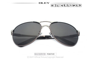 MS49 - OLEY Luxury Polarised Pilot Sunglasses - FREE SHIPPING